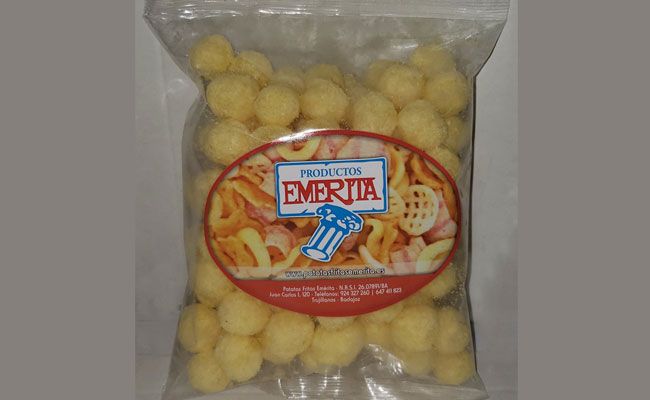 Patatas Fritas Emérita Bolas al queso Emerita